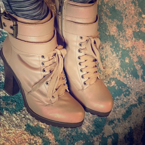Kelsi Dagger Shoes - Kelsi Dagger leather tan ankle booties